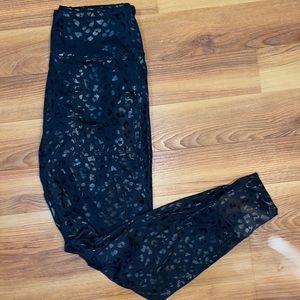 Amazon Reflective Leopard Print Joggers